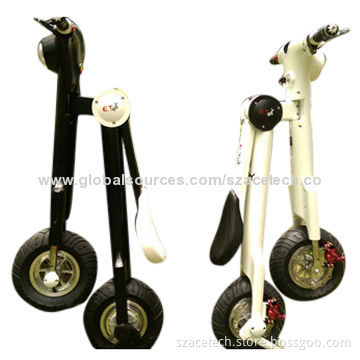 Foldable electrical scooter with patented design, full aluminum alloy body, lightweight design